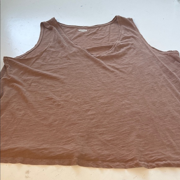 Old Navy Tops - Old Navy XXL Everywear Brown Sleeveless V Neck Basic Tank Top